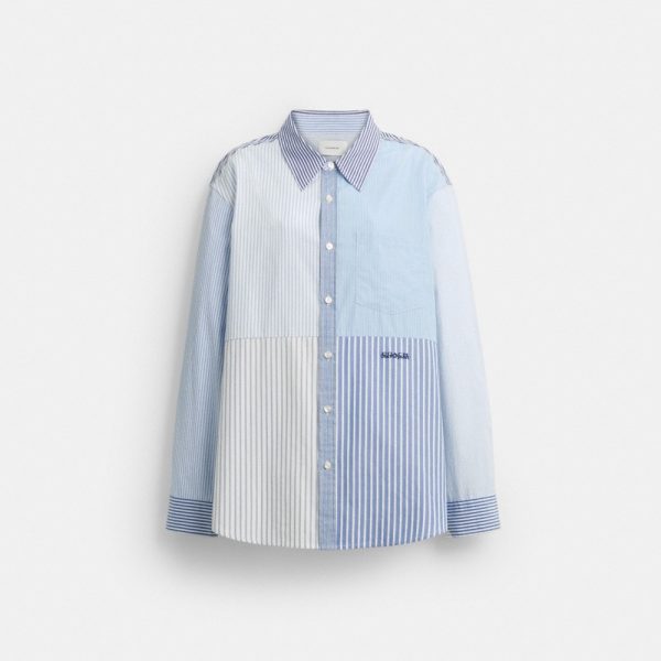 Coach Repurposed Cotton Patchwork Oxford Shirt - Preorder