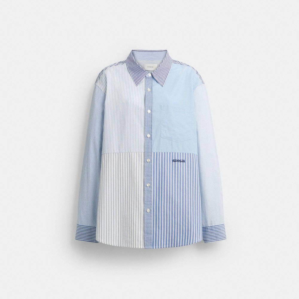 Coach Repurposed Cotton Patchwork Oxford Shirt - Preorder