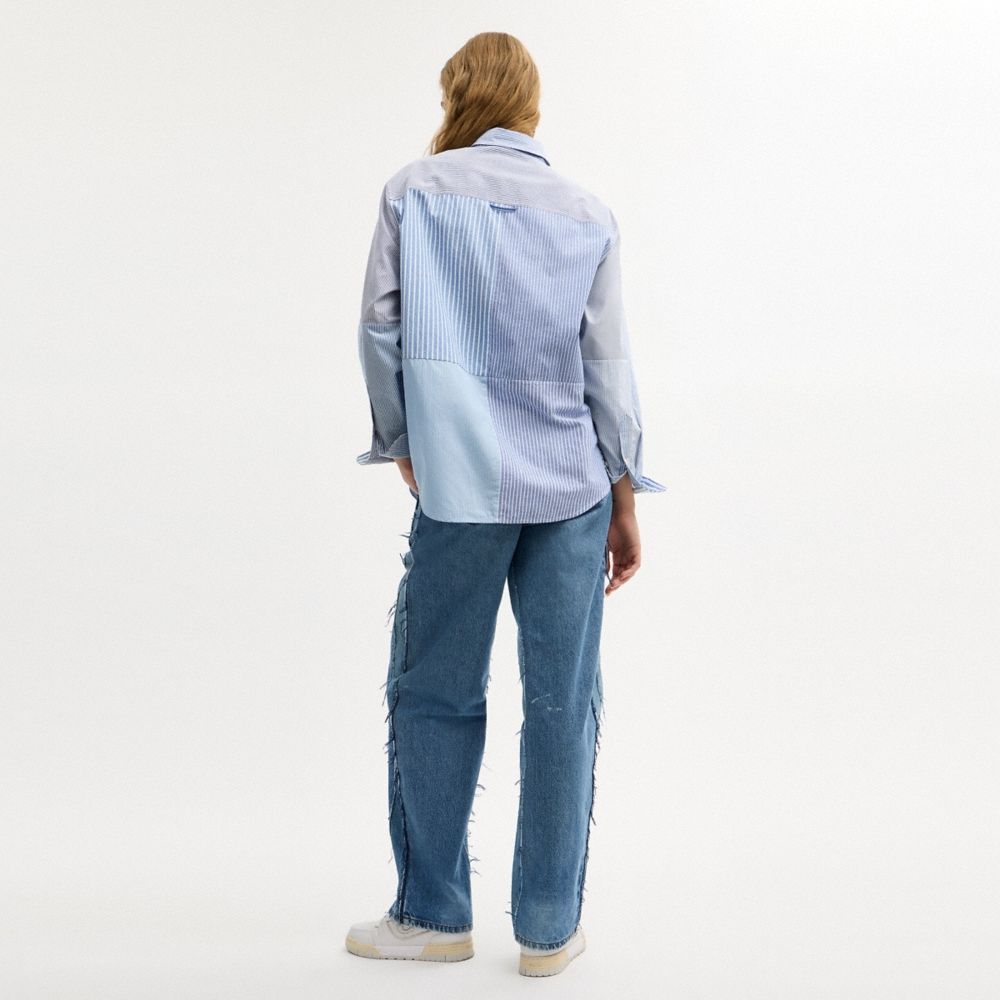Coach Repurposed Cotton Patchwork Oxford Shirt - Preorder