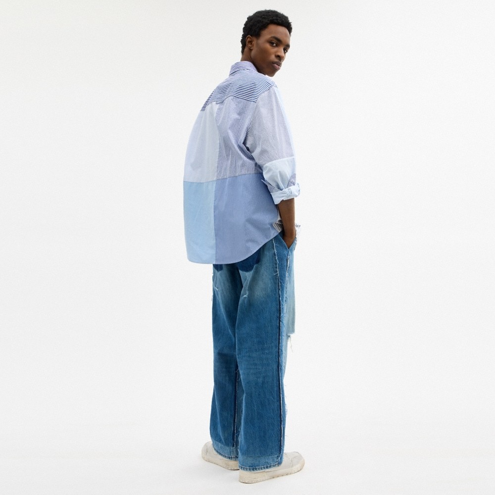 Coach Repurposed Cotton Patchwork Oxford Shirt - Preorder