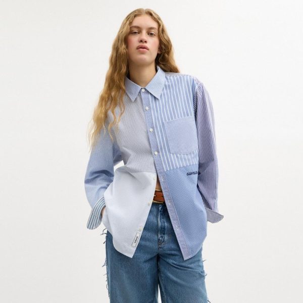 Coach Repurposed Cotton Patchwork Oxford Shirt - Preorder