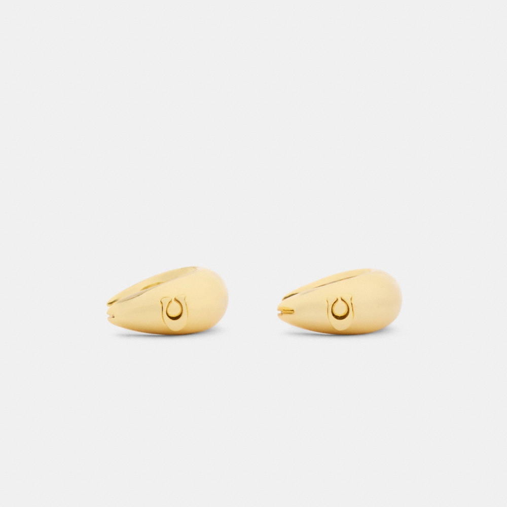 Coach Outlet Signature Thick Hoop Earrings - Preorder