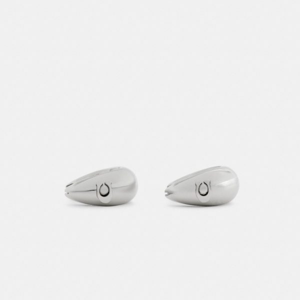 Coach Outlet Signature Thick Hoop Earrings - Preorder