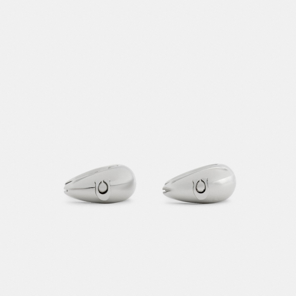 Coach Outlet Signature Thick Hoop Earrings - Preorder