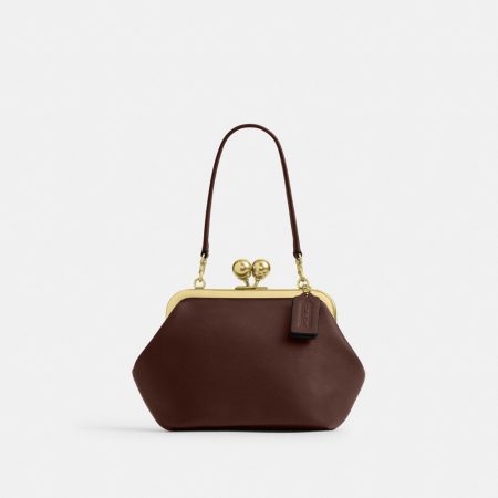 Coach Kisslock Frame Bag 16 - Preorder — Brass/Maple