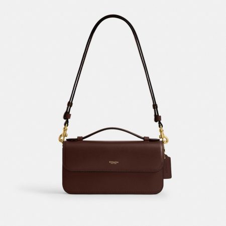 Coach Outlet New York Elora Top Handle Crossbody Bag - Preorder — Brass/Maple