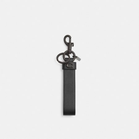 Coach Outlet Loop Bag Charm - Preorder — Black