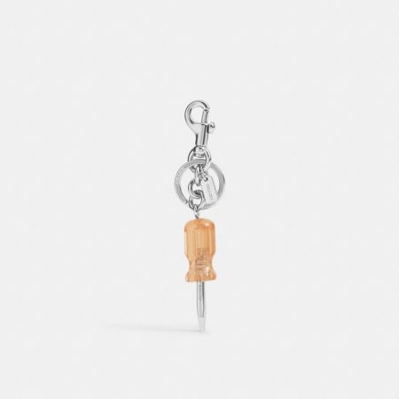 Coach Outlet Screwdriver Bag Charm - Preorder — Silver