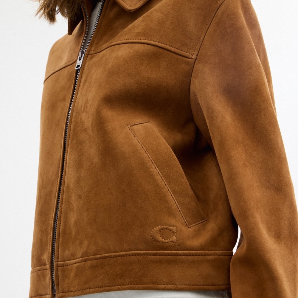 Coach Outlet Suede Jacket - Preorder