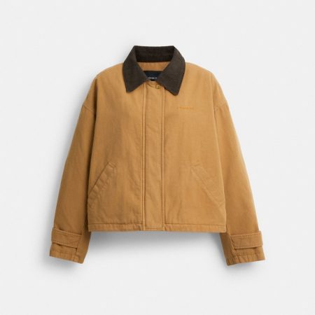 Coach Outlet Barn Jacket - Preorder — Chestnut