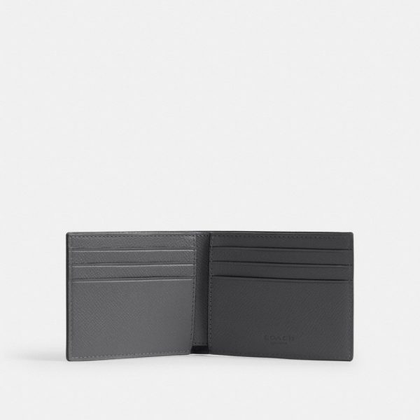 Coach Slim Billfold Wallet In Signature Canvas - Preorder