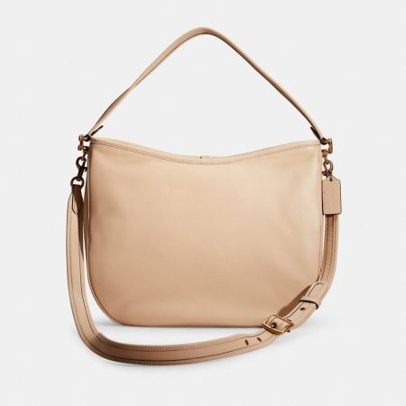 Coach Restored Soft Tabby Hobo - Preorder — Brass/Ivory