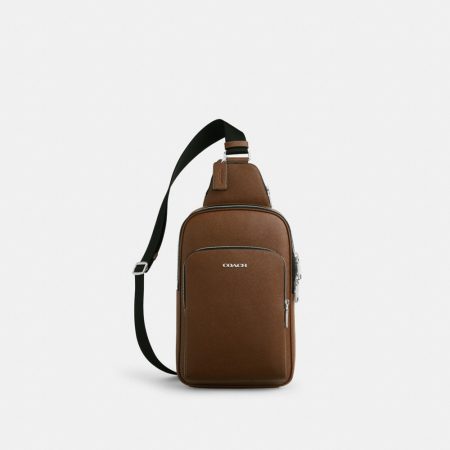 Coach Outlet Ethan Pack - Preorder — Silver/CHESTNUT