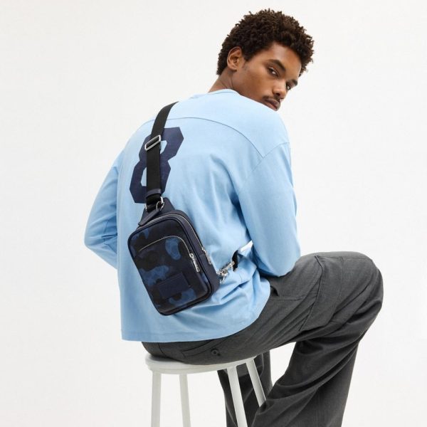 Coach Outlet Racer Sling Pack In Signature Camo Print - Preorder