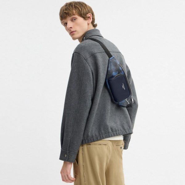 Coach Outlet Racer Small Belt Bag In Signature Camo Print - Preorder