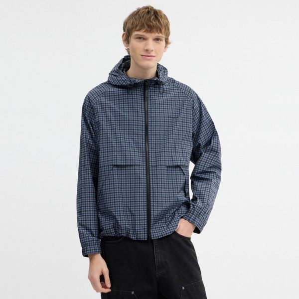 Coach Outlet Plaid Windbreaker In Recycled Polyester - Preorder
