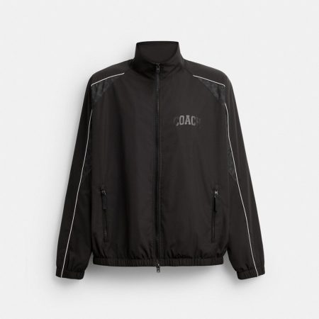 Coach Outlet Track Jacket - Preorder — Black