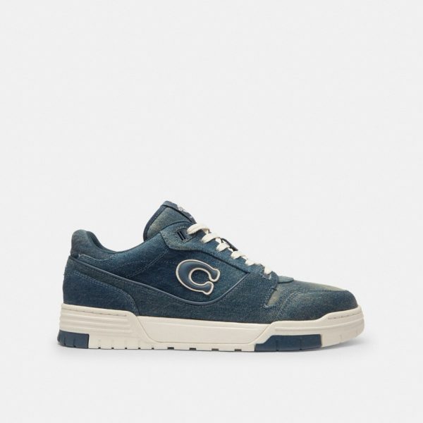 Coach Outlet Soho Sneaker In Loved Denim - Preorder