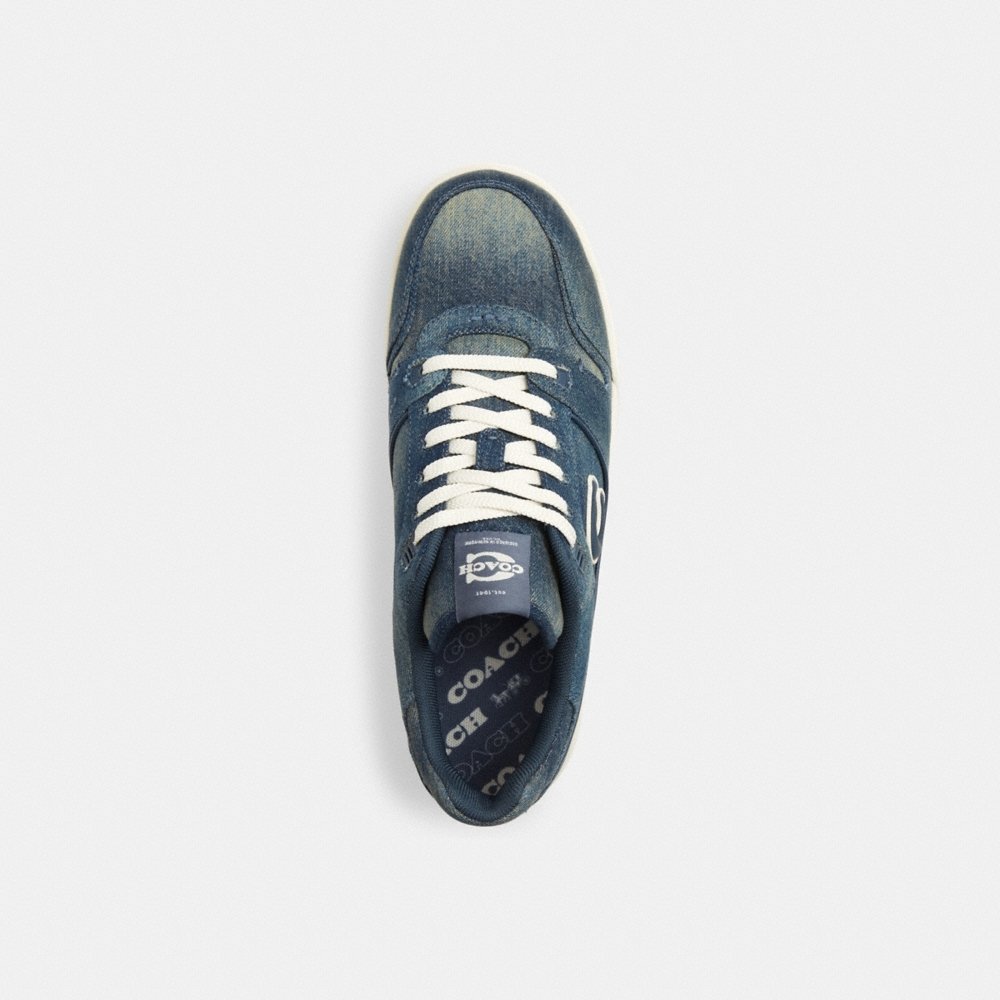 Coach Outlet Soho Sneaker In Loved Denim - Preorder - Image 3