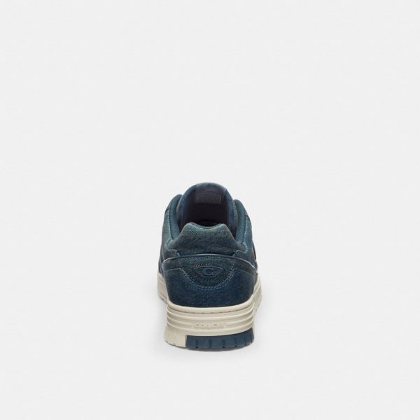 Coach Outlet Soho Sneaker In Loved Denim - Preorder