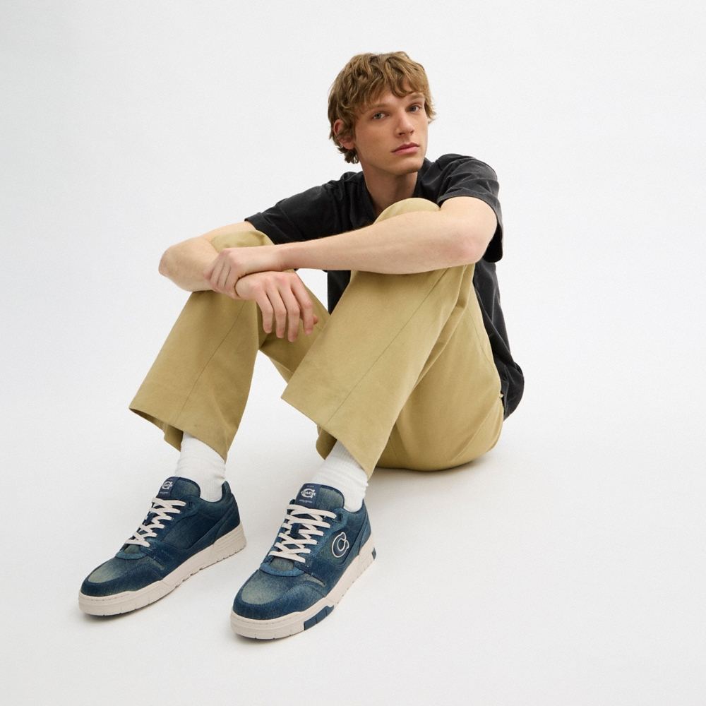 Coach Outlet Soho Sneaker In Loved Denim - Preorder - Image 6
