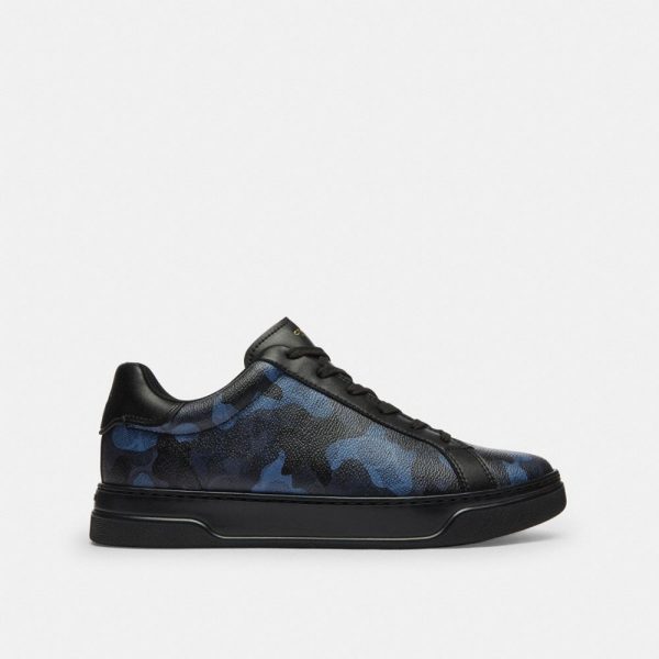 Coach Outlet High Line Sneaker In Signature Canvas With Camo Print - Preorder