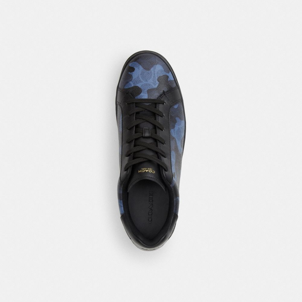 Coach Outlet High Line Sneaker In Signature Canvas With Camo Print - Preorder