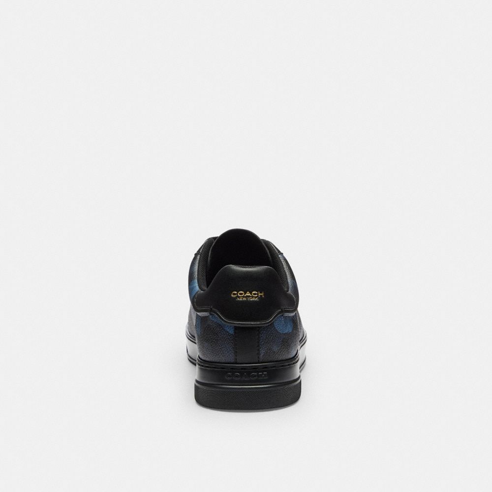 Coach Outlet High Line Sneaker In Signature Canvas With Camo Print - Preorder