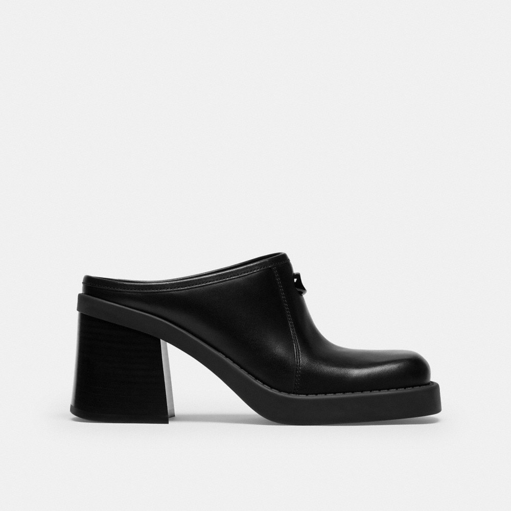 Coach Outlet Sculpted C Heeled Mule - Preorder