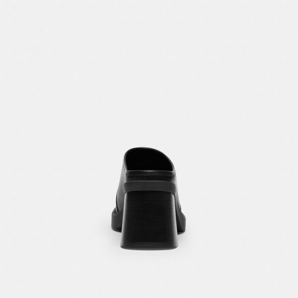 Coach Outlet Sculpted C Heeled Mule - Preorder