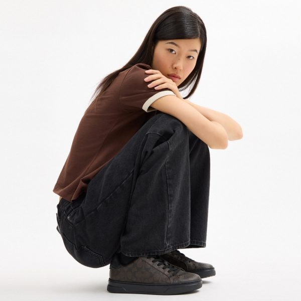 Coach Outlet High Line Sneaker In Signature Canvas - Preorder