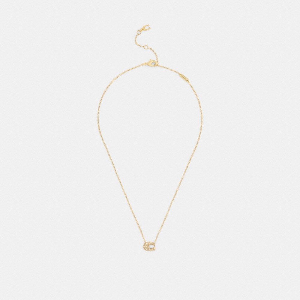 Coach Outlet Pavé C Necklace - Preorder