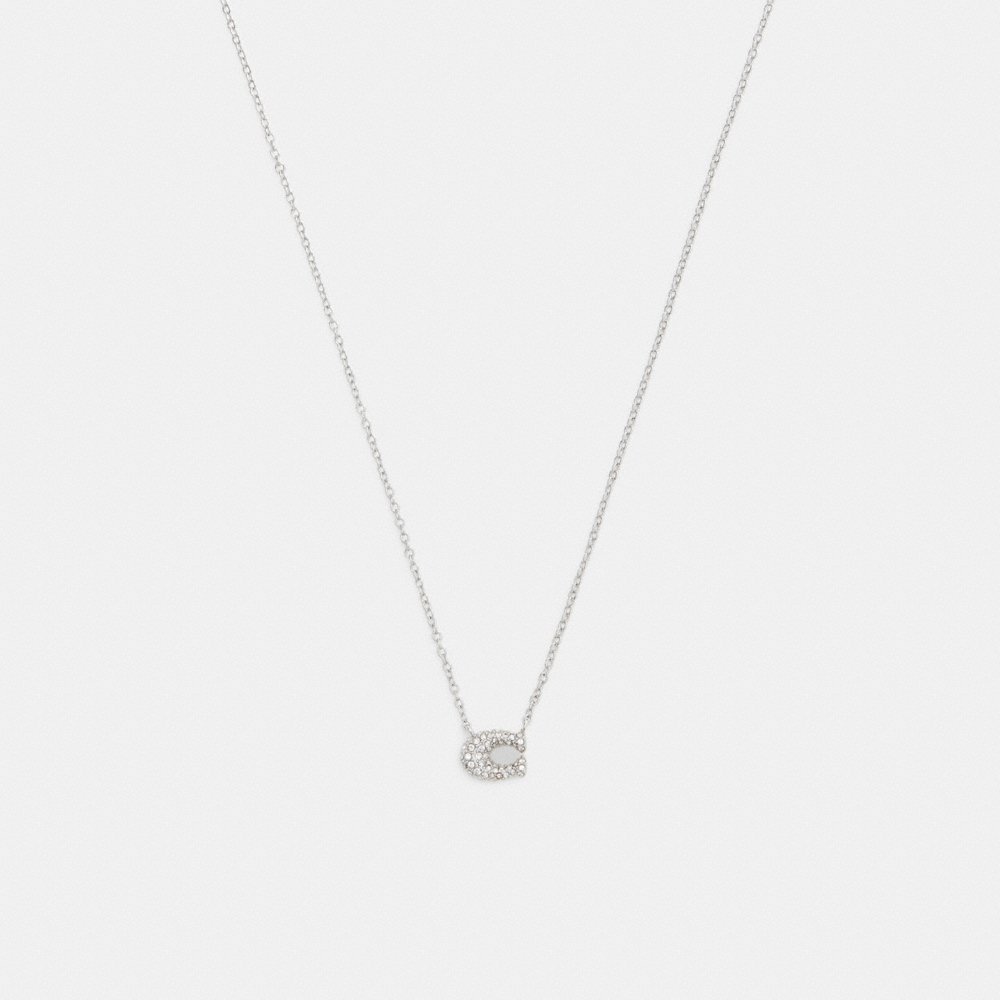 Coach Outlet Pavé C Necklace - Preorder