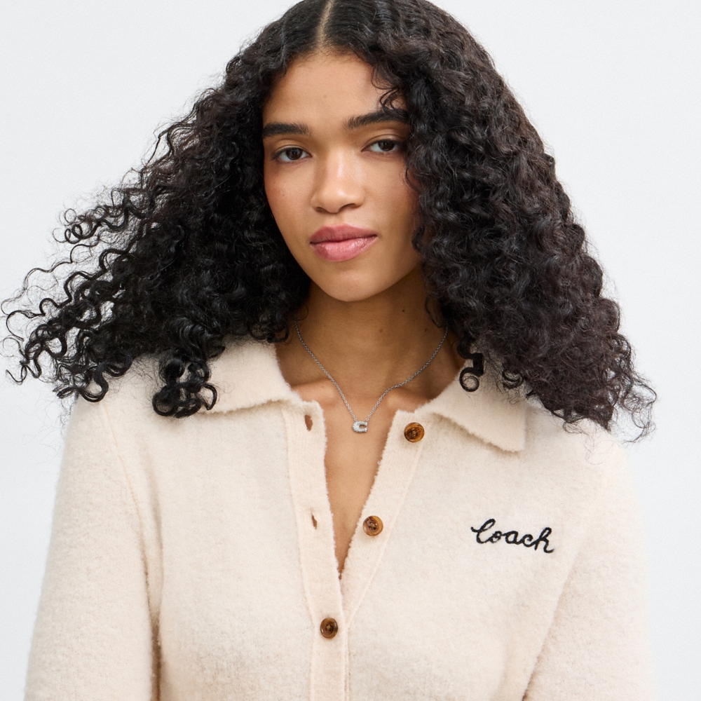 Coach Outlet Pavé C Necklace - Preorder