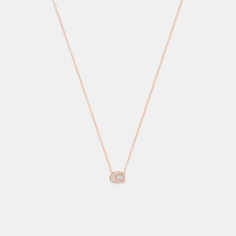 Coach Outlet Pavé C Necklace - Preorder