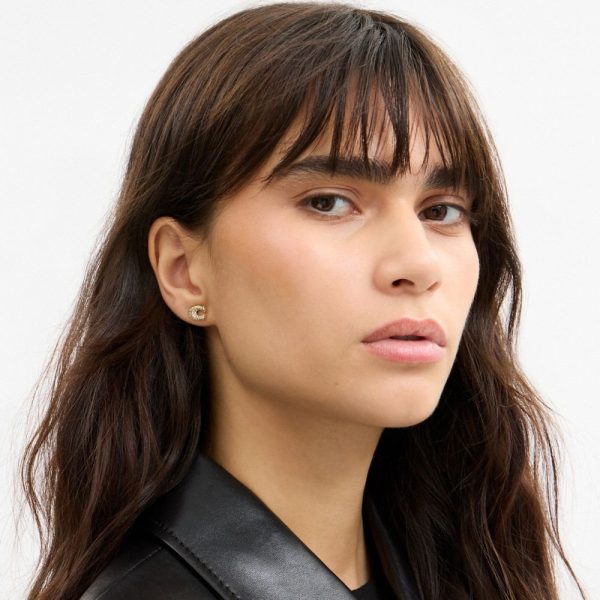 Coach Outlet Pavé C Stud Earrings - Preorder