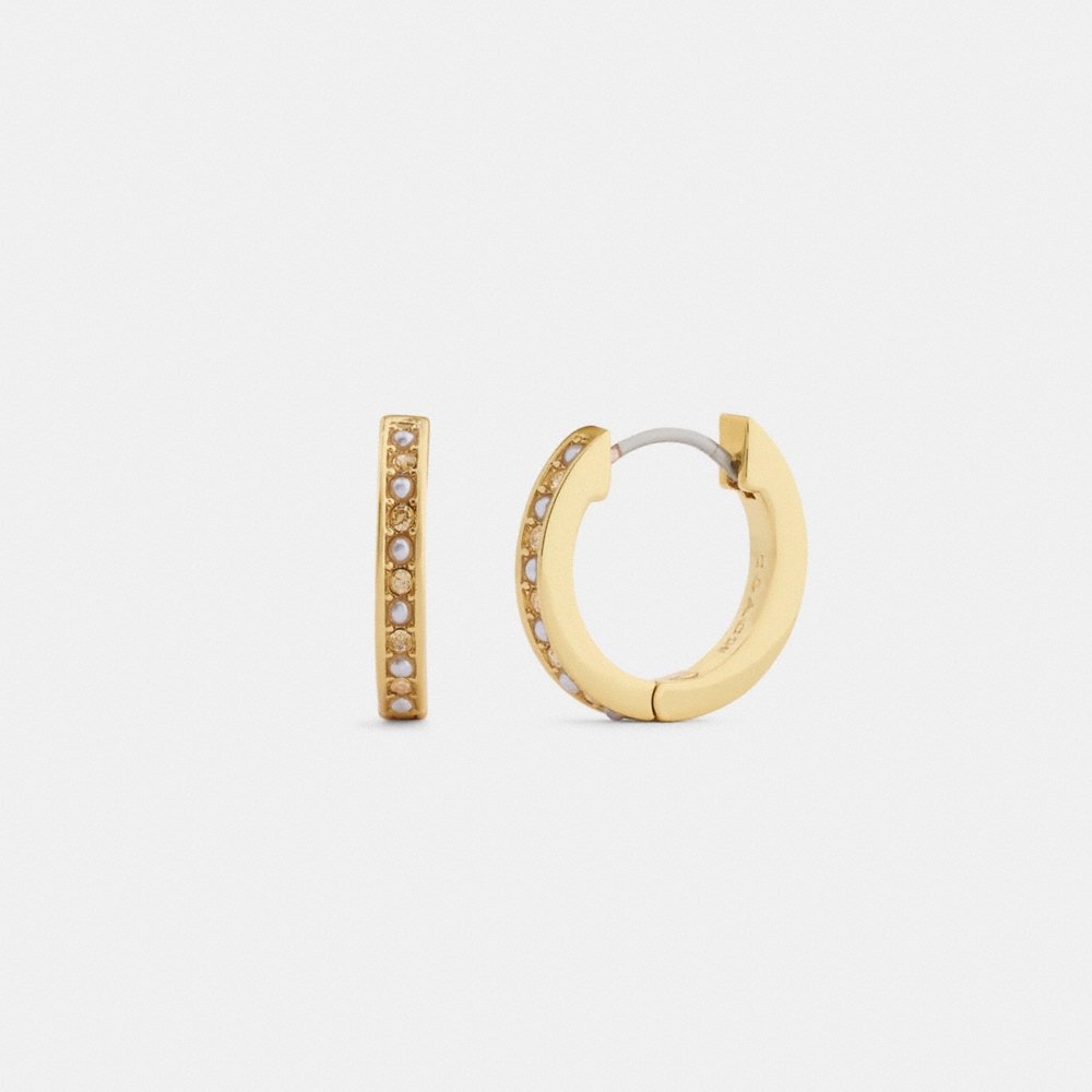 Coach Outlet Pearl Huggie Earrings - Preorder