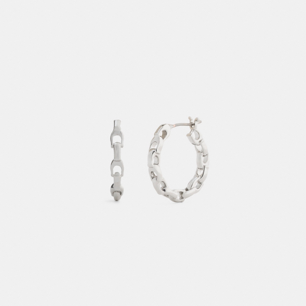 Coach Outlet Linked C Small Hoop Earrings - Preorder