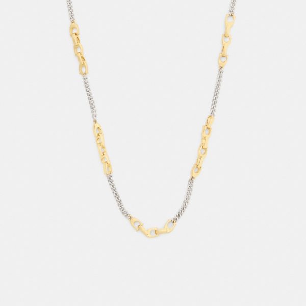 Coach Outlet Linked C Necklace - Preorder