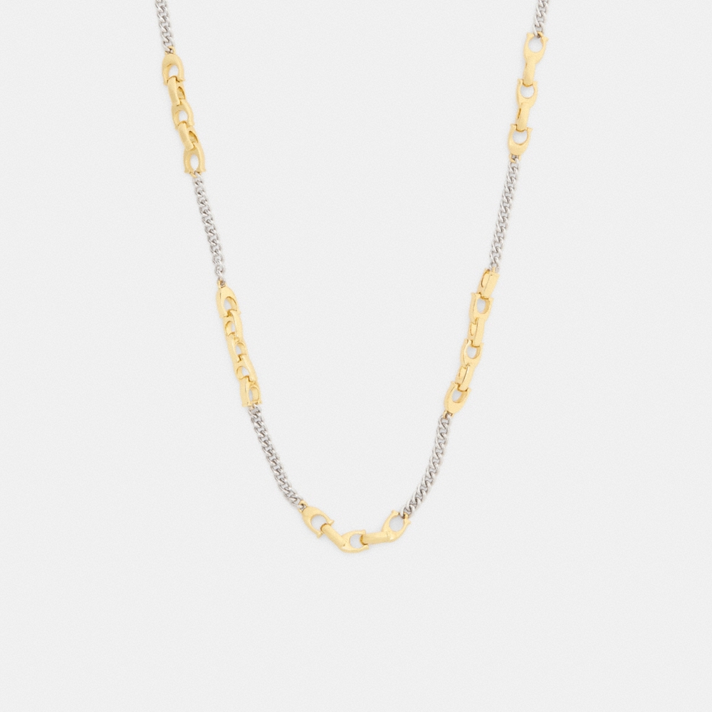 Coach Outlet Linked C Necklace - Preorder