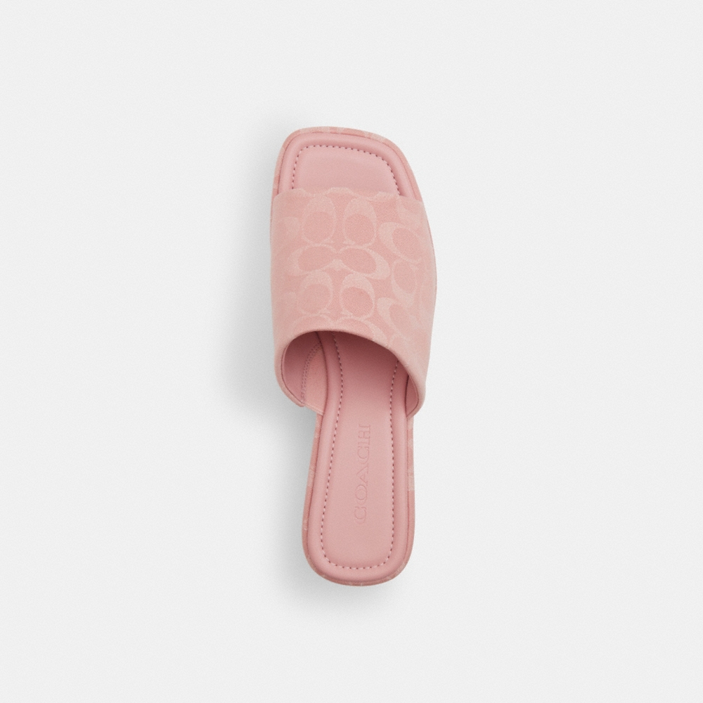 Coach Outlet Phoebe Platform Sandal In Signature Denim - Preorder