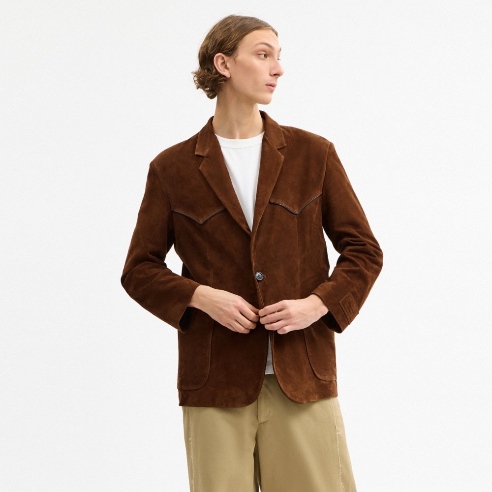 Coach Outlet Suede Western Blazer - Preorder