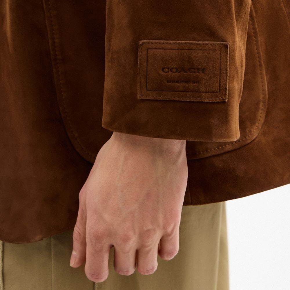 Coach Outlet Suede Western Blazer - Preorder