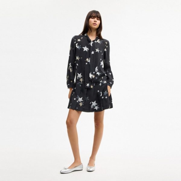 Coach Outlet Tie Neck Star Dress - Preorder