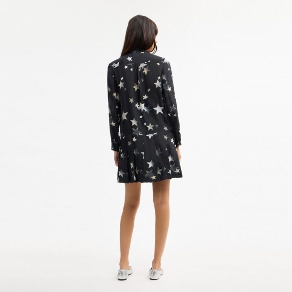 Coach Outlet Tie Neck Star Dress - Preorder