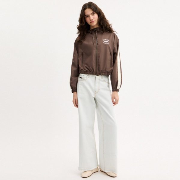 Coach Outlet Colorblock Windbreaker In Recycled Polyester - Preorder