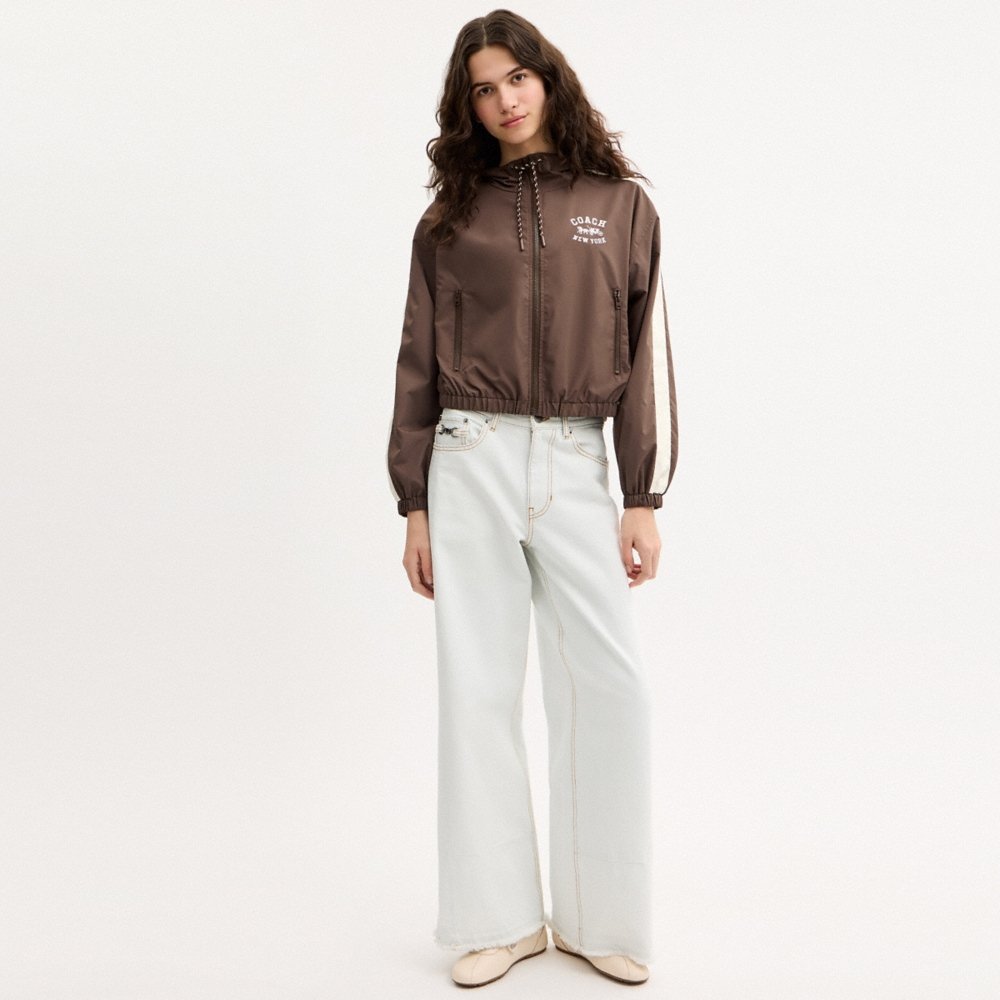 Coach Outlet Colorblock Windbreaker In Recycled Polyester - Preorder