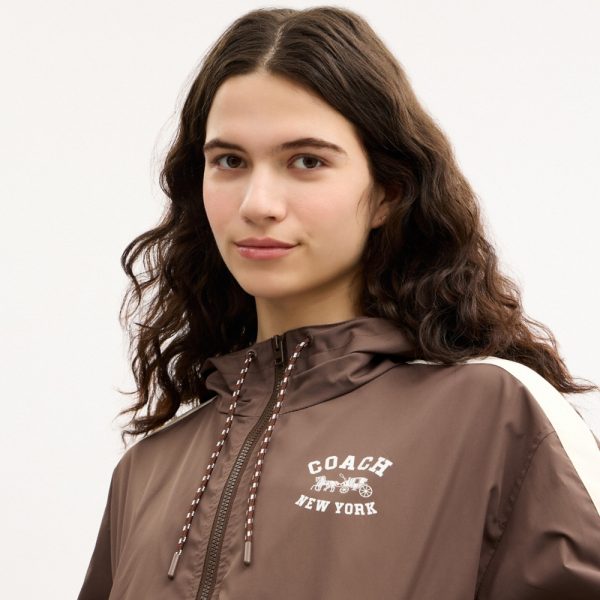 Coach Outlet Colorblock Windbreaker In Recycled Polyester - Preorder