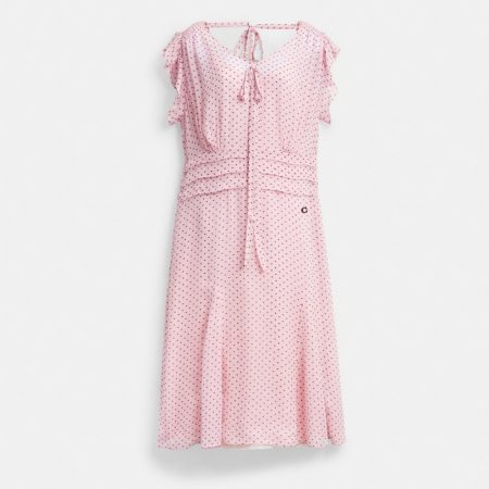 Coach Outlet Printed Maxi Dress - Preorder — Pink Multi