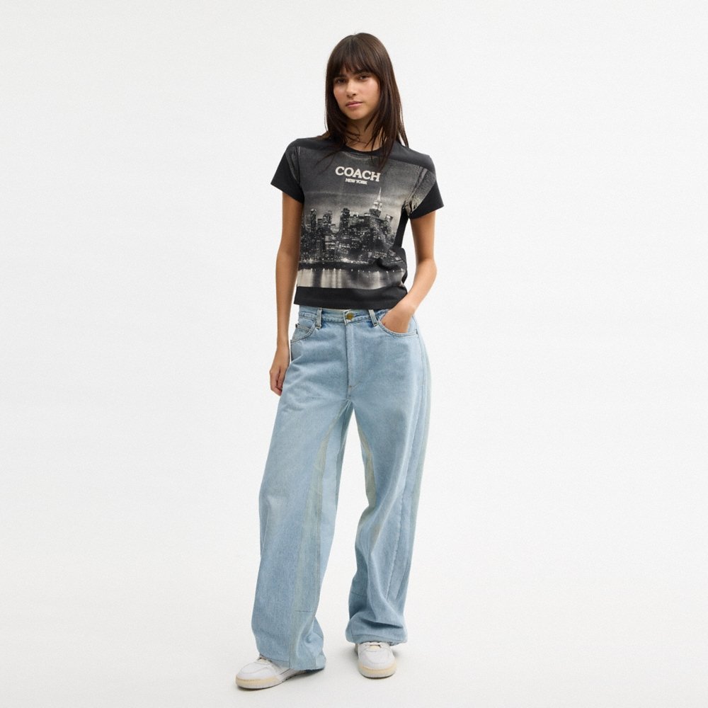 Coach Outlet Postcard 90s Fit T-Shirt - Preorder - Image 2